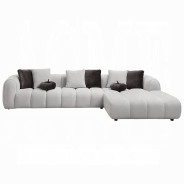 LV04320 Manilla Sectional Sofa w/8 Pillows by Acme Furniture