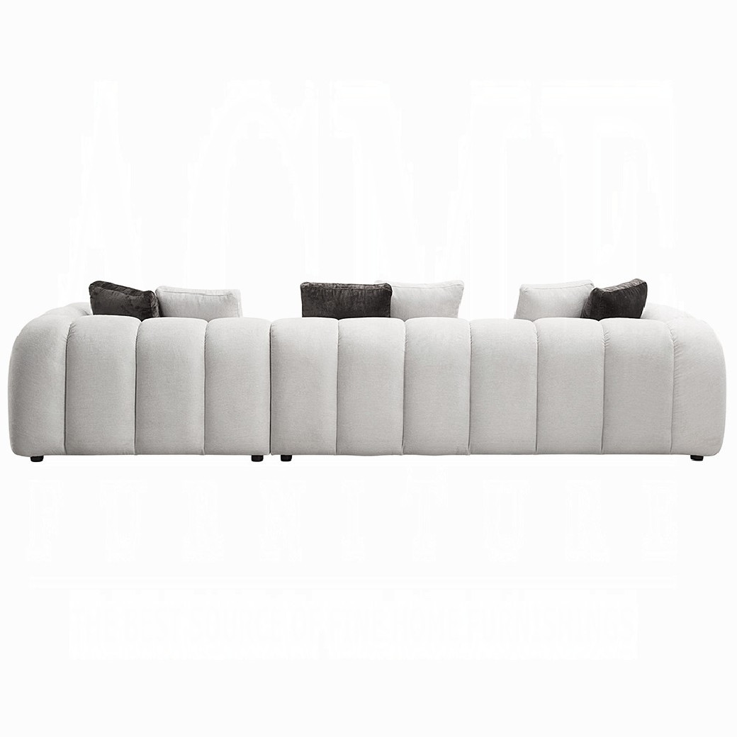 LV04320 Manilla Sectional Sofa w/8 Pillows by Acme Furniture