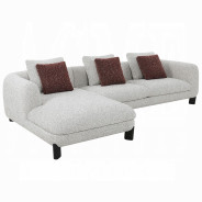 LV04280 Mardi Sectional Sofa w/3 Pillows by Acme Furniture