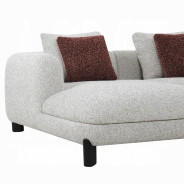 LV04280 Mardi Sectional Sofa w/3 Pillows by Acme Furniture