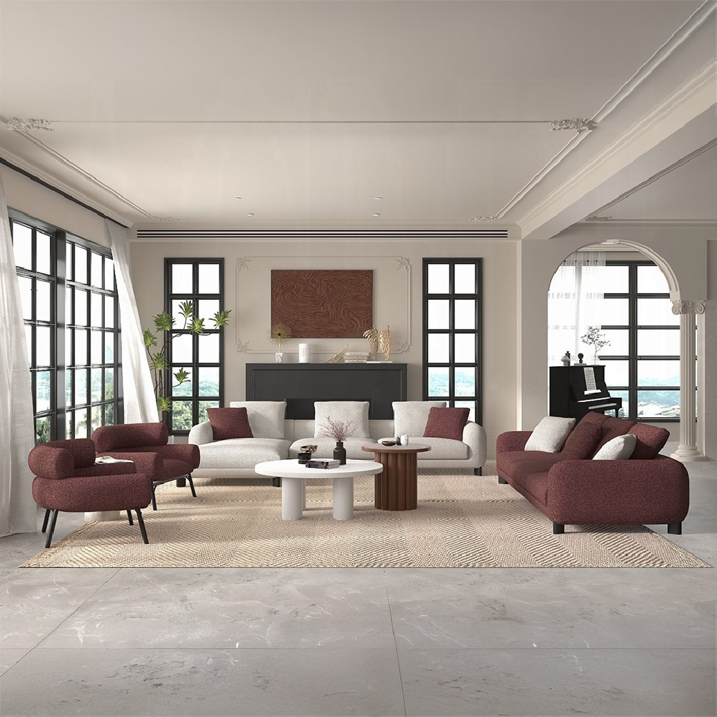 LV04280 Mardi Sectional Sofa w/3 Pillows by Acme Furniture
