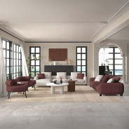 LV04280 Mardi Sectional Sofa w/3 Pillows by Acme Furniture
