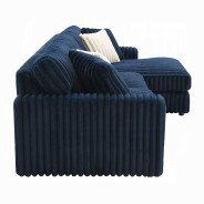 LV04400 Breton Sectional Sofa w/4 Pillows by Acme Furniture
