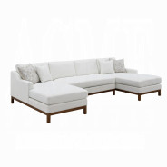 LV01881 Valiant Sectional Sofa W/4 Pillows By Acme Furniture