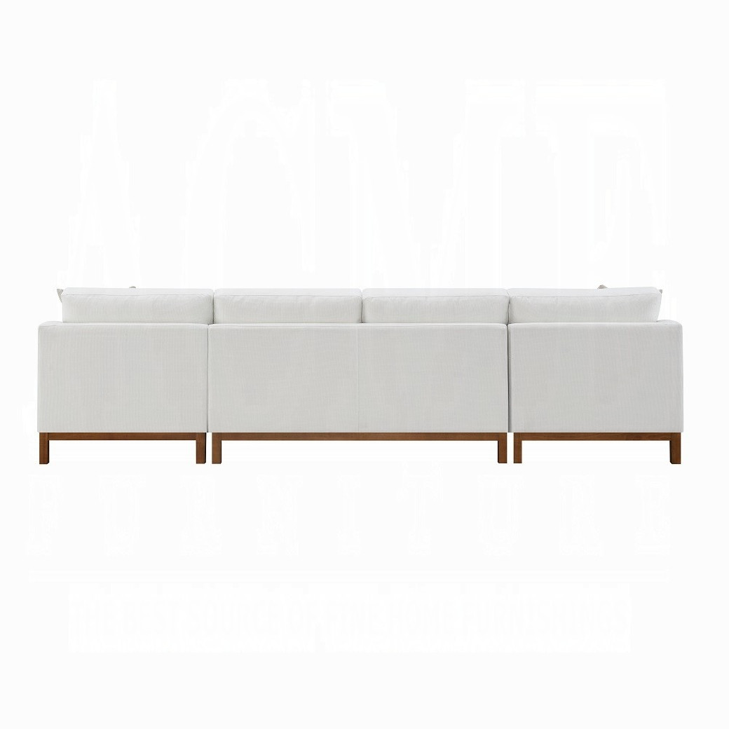LV01881 Valiant Sectional Sofa W/4 Pillows By Acme Furniture