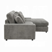 LV01882 Tavia Reversible Sectional Sofa W/6 Pillows by Acme Furniture