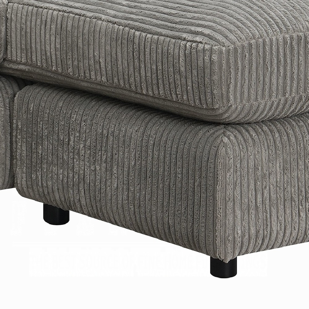 LV01882 Tavia Reversible Sectional Sofa W/6 Pillows by Acme Furniture