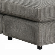 LV01882 Tavia Reversible Sectional Sofa W/6 Pillows by Acme Furniture