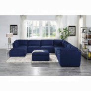 56035 Crosby 8PC Modular Blue Fabric by Acme Furniture