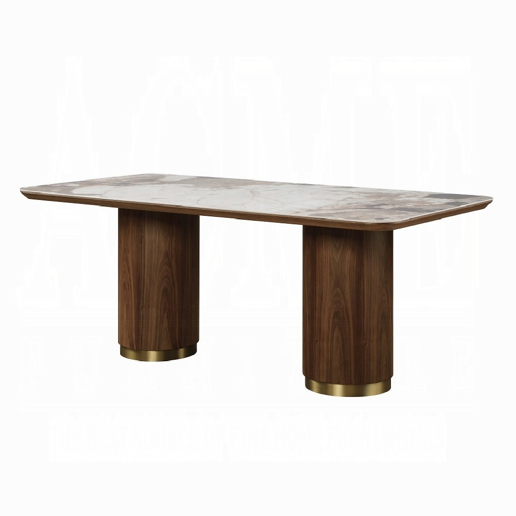 DN03145 7PC Willene Dining Table W/Ceramic Top by Acme Furniture