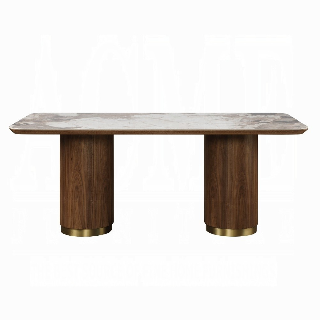 DN03145 7PC Willene Dining Table W/Ceramic Top by Acme Furniture