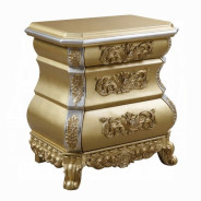 BD00451EK EK Bed Gold Finish Victorian Style Seville Collection By Acme Furniture