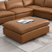 LV03370 Top Grain Brown Leather Brighton Sectional by Acme Furniture