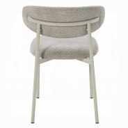DN03105 7PC Dining Set Modern Style Ceramic Top & Light Gray Finish By Acme Furniture
