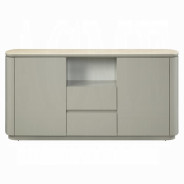 DN03105 7PC Dining Set Modern Style Ceramic Top & Light Gray Finish By Acme Furniture