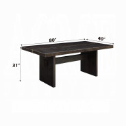 DN02695 7PC Dining Set Modern Style Espresso Finish by Acme Furniture