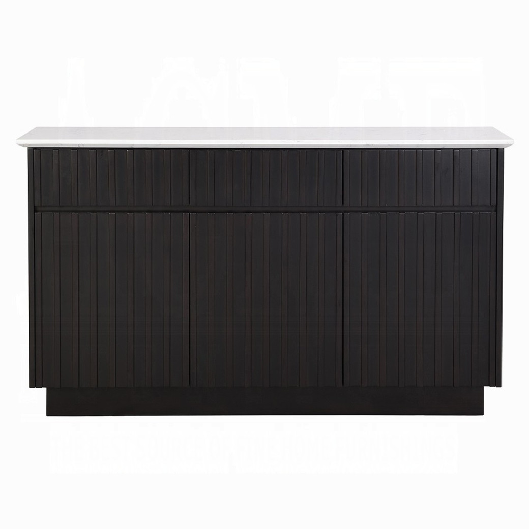 DN02695 7PC Dining Set Modern Style Espresso Finish by Acme Furniture
