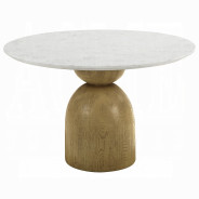 DN02390  5PC Dining set Round Table with marble top Modern Style Kala Collection by Acme Furniture