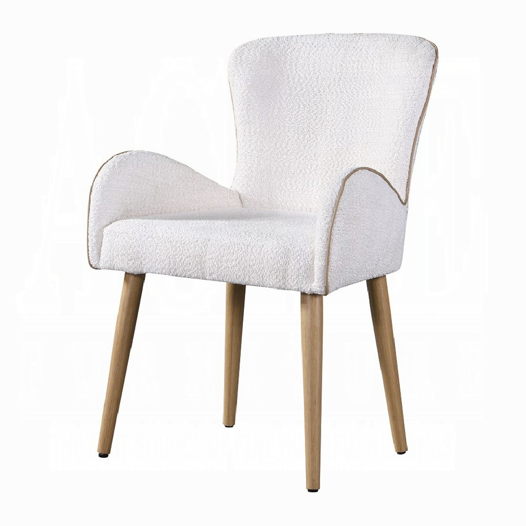 DN02390  5PC Dining set Round Table with marble top Modern Style Kala Collection by Acme Furniture