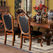 04075A Dining Set Chateau De Ville Espresso Finish By Acme Furniture