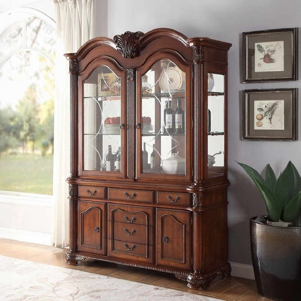 04075A Dining Set Chateau De Ville Espresso Finish By Acme Furniture