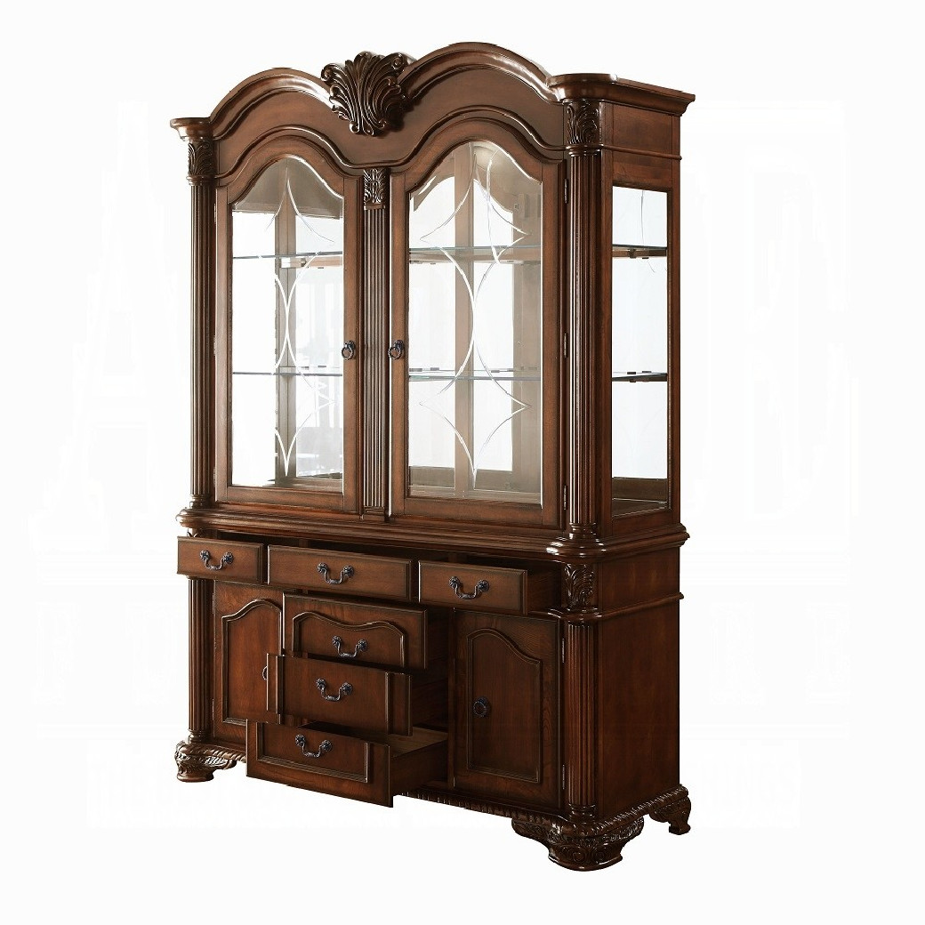 04075A Dining Set Chateau De Ville Espresso Finish By Acme Furniture