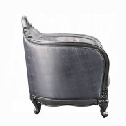 55347  Platinum Finish Accent Chair Ariadne Collection By Acme Furniture