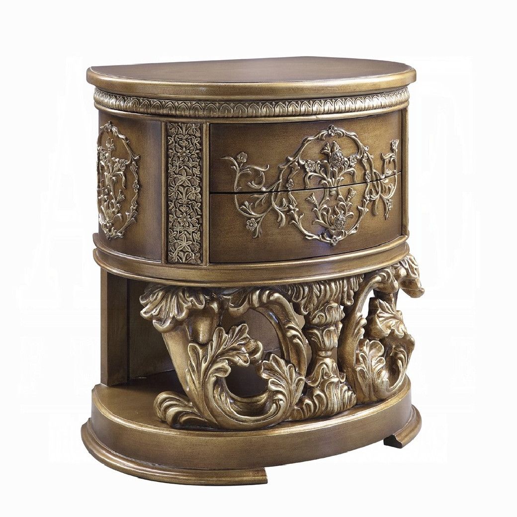 BD00471EK Bed  Bronze Finish Victorian Style Constantine Collection By Acme Furniture