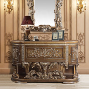 BD00471EK Bed  Bronze Finish Victorian Style Constantine Collection By Acme Furniture