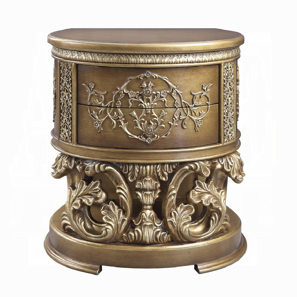 BD00471EK Bed  Bronze Finish Victorian Style Constantine Collection By Acme Furniture