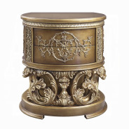 BD00471EK Bed  Bronze Finish Victorian Style Constantine Collection By Acme Furniture