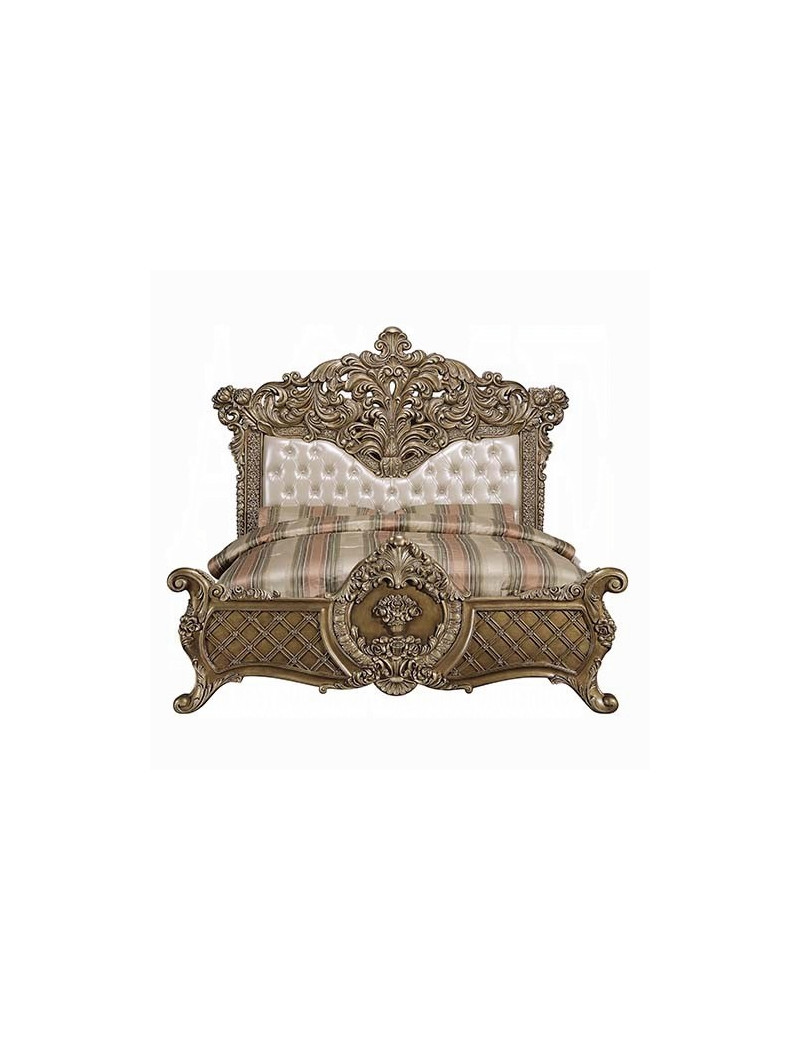 BD00471EK Bed  Bronze Finish Victorian Style Constantine Collection By Acme Furniture