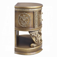 BD00471EK Bed  Bronze Finish Victorian Style Constantine Collection By Acme Furniture