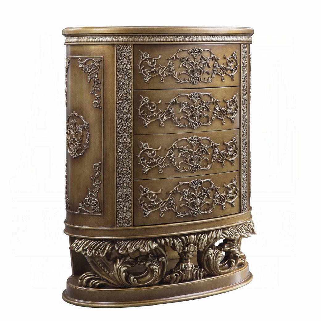 BD00471EK Bed  Bronze Finish Victorian Style Constantine Collection By Acme Furniture