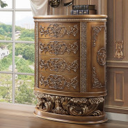 BD00475 Chest Victorian Style Brown & Gold Finish By Acme Furniture
