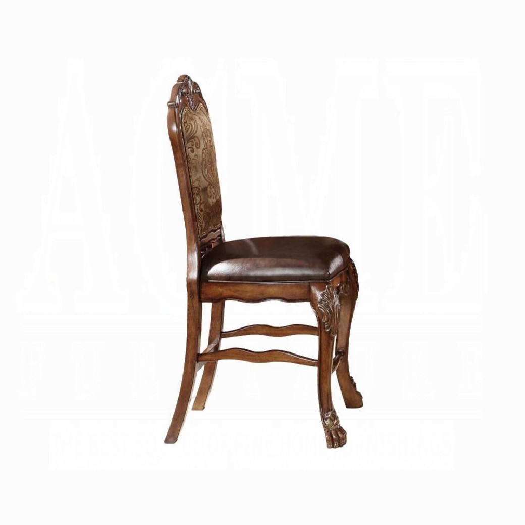 12160 Acme Counter Height Dining Set  Cherry Oak Finish Dresden Collection by Acme Furniture
