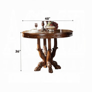 12160 Acme Counter Height Dining Set  Cherry Oak Finish Dresden Collection by Acme Furniture