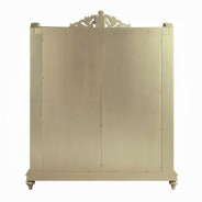 DN00467 7PC Dining Set Champagne Silver Finish Victorian Style Vatican Collection by Acme Furniture