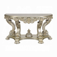 LV01216 Console Table Antique Gold Finish Sorina Collection by Acme Furniture
