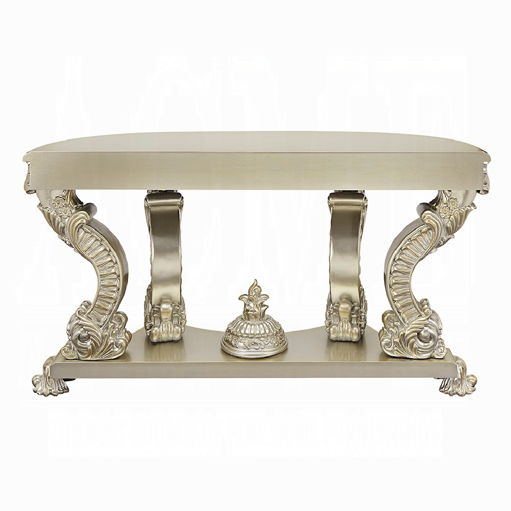 LV01216 Console Table Antique Gold Finish Sorina Collection by Acme Furniture