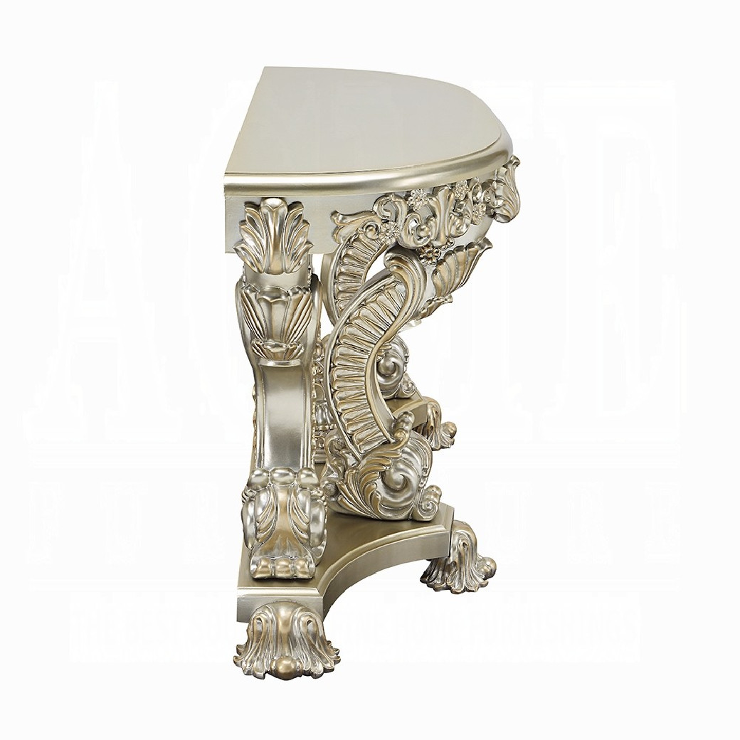 LV01216 Console Table Antique Gold Finish Sorina Collection by Acme Furniture