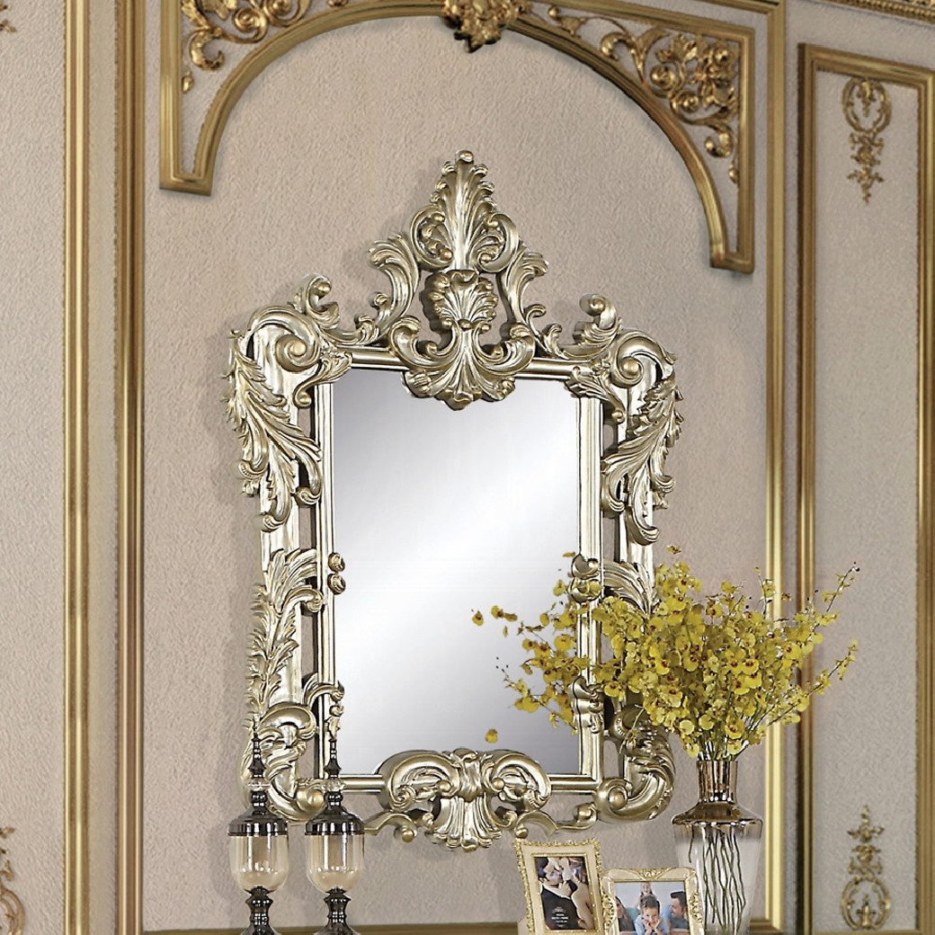 LV01216 Console Table Antique Gold Finish Sorina Collection by Acme Furniture