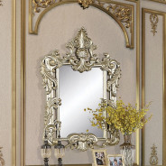 LV01216 Console Table Antique Gold Finish Sorina Collection by Acme Furniture