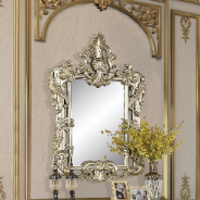 LV01216 Console Table Antique Gold Finish Sorina Collection by Acme Furniture