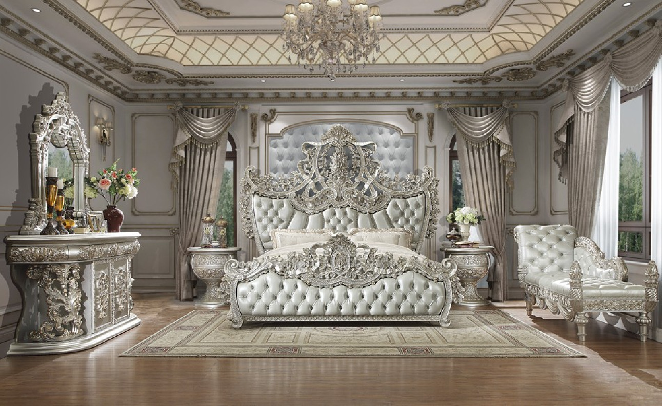 BD01487EK Bed Victorian Style Sandoval Collection by Acme Furniture