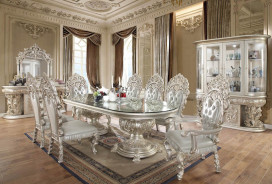 HD 8088 Dining Set Homey Design Victorian, European & Classic
