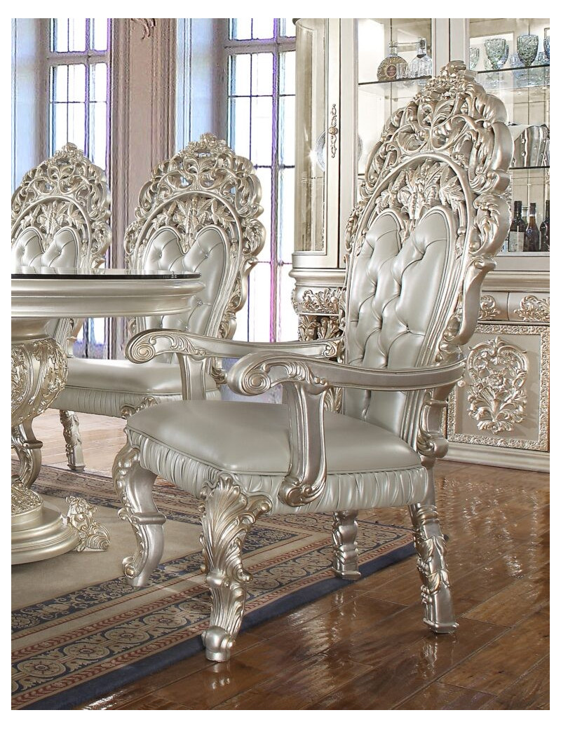 HD 8088 Dining Set Long Table Homey Design Victorian, European & Classic design