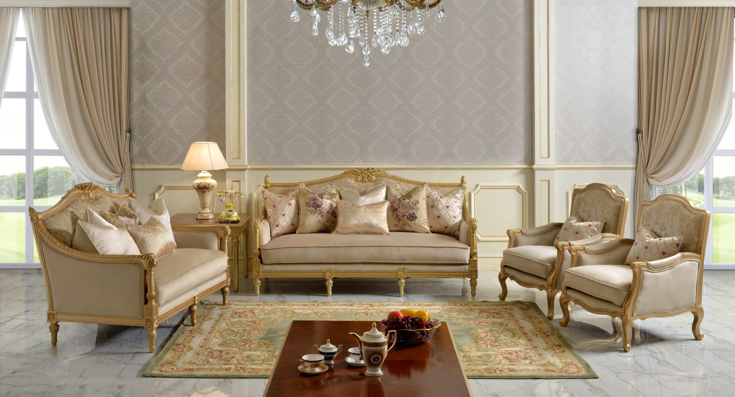 INFSSF-009 Victorian Style Living Room Set By Infinity Furniture