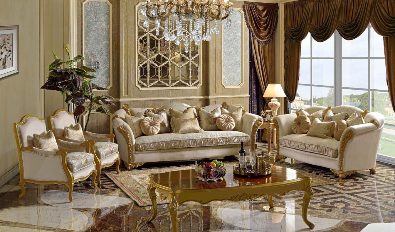 INFSSF-026A Victorian Style Living Room Set By Infinity Furniture