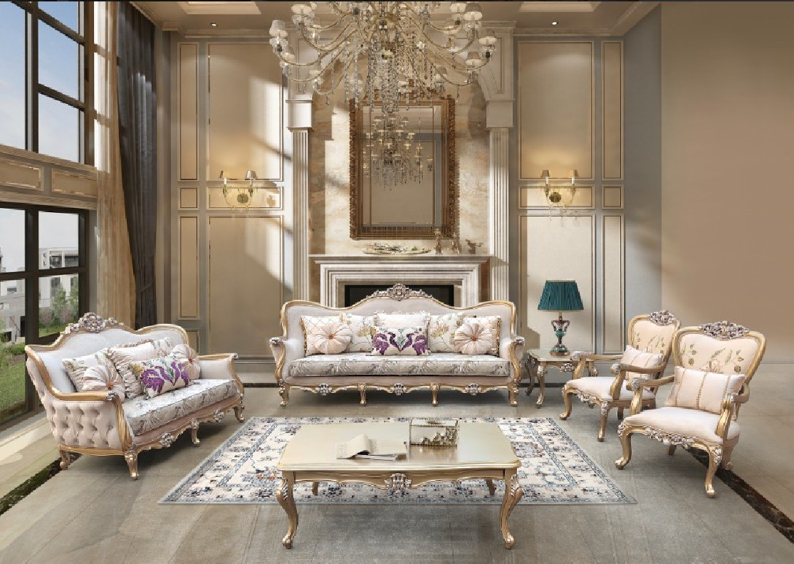 G-606 Victorian Style Living Room Set By Infinity Furniture